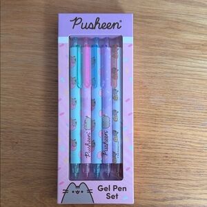 Pusheen Pastel Gel Pen Collection set of 5 pens NWT